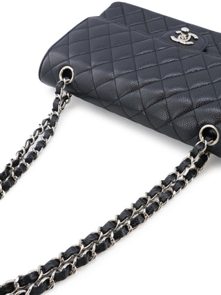 Classic Medium Caviar Leather Double Flap Bag