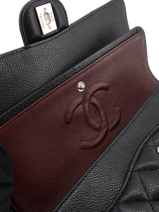Classic Medium Caviar Leather Double Flap Bag