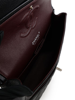 Classic Medium Caviar Leather Double Flap Bag