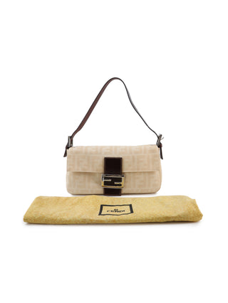Zucca Canvas Baguette Shoulder Bag