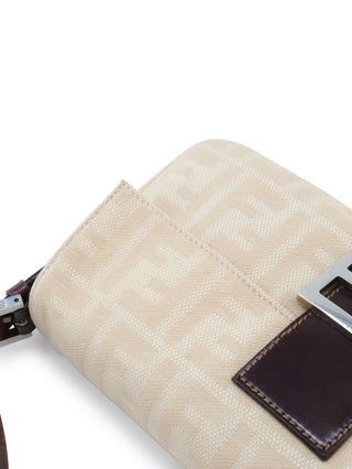 Zucca Canvas Baguette Shoulder Bag