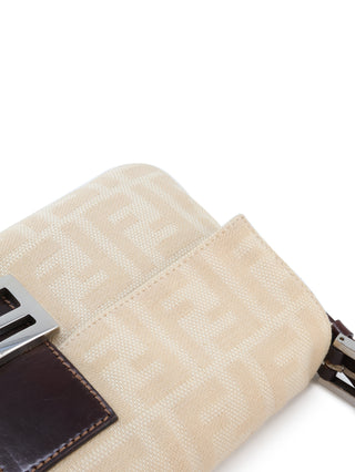 Zucca Canvas Baguette Shoulder Bag