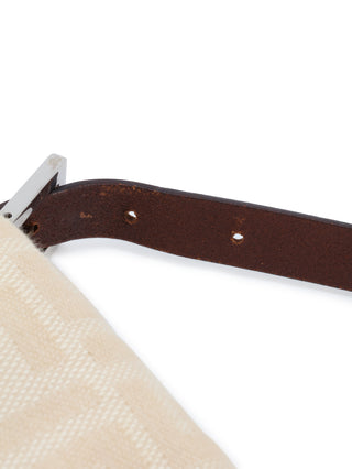 Zucca Canvas Baguette Shoulder Bag
