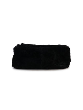 Mamma Fur Black Handbag