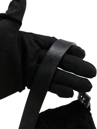 Mamma Fur Black Handbag