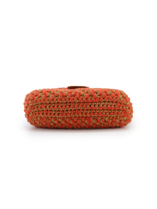 Crochet Mama Baguette Shoulder Bag