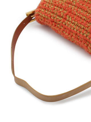 Crochet Mama Baguette Shoulder Bag