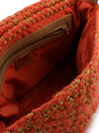 Crochet Mama Baguette Shoulder Bag