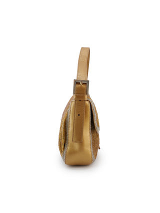 Beaded Baguette Shoulder Bag
