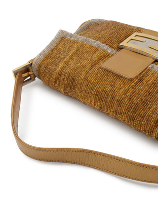 Beaded Baguette Shoulder Bag