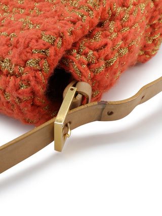 Crochet Mama Baguette Shoulder Bag