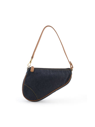 Denim Saddle Handbag