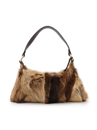 Patchwork Fur Shoulder Bag
