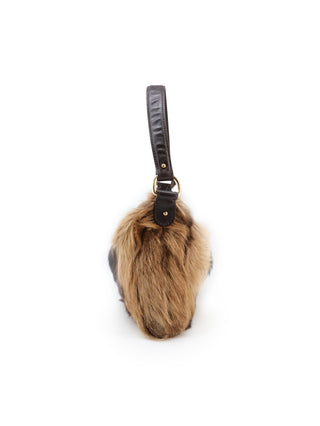 Patchwork Fur Shoulder Bag