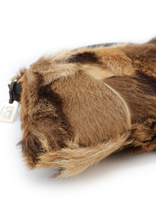 Patchwork Fur Shoulder Bag
