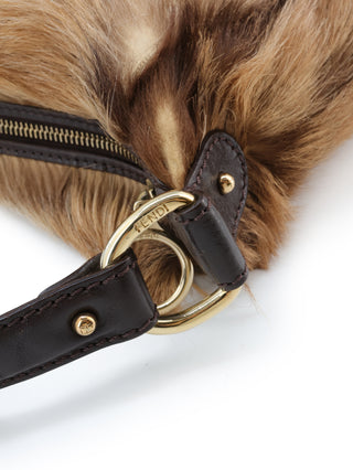 Patchwork Fur Shoulder Bag