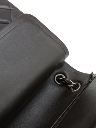 Classic Jumbo Two-Tone Double Flap Bag