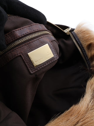 Patchwork Fur Shoulder Bag