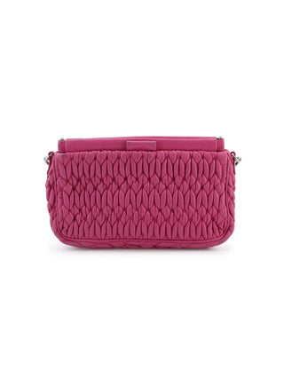 Matelasse Crystal Shoulder Bag