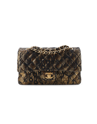 Classic Medium Lace Double Flap Bag