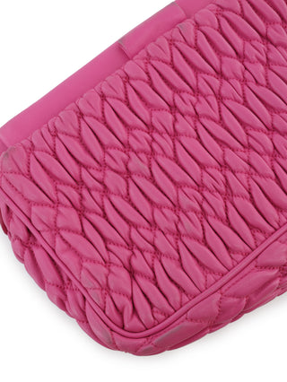 Matelasse Crystal Shoulder Bag