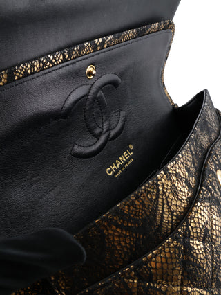 Classic Medium Lace Double Flap Bag