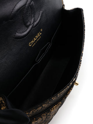 Classic Medium Lace Double Flap Bag
