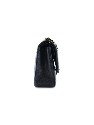 Classic Medium Caviar Leather Double Flap Bag