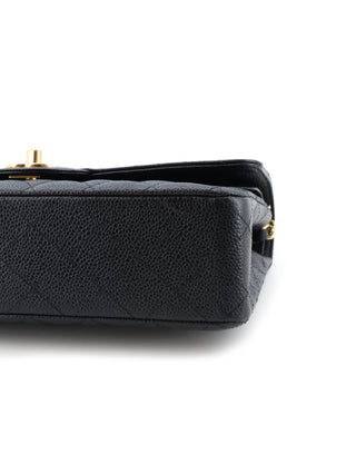 Classic Medium Caviar Leather Double Flap Bag
