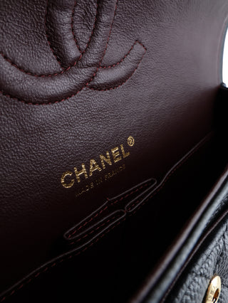 Classic Medium Caviar Leather Double Flap Bag