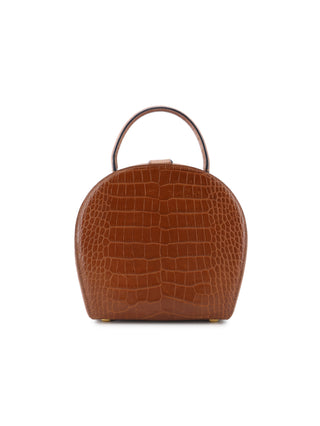 Croc Embossed Vanity Handbag