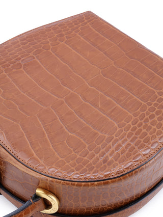 Croc Embossed Vanity Handbag