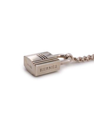 Palladium Padlock Necklace