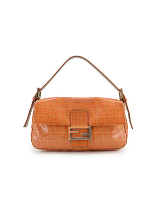 Vinyl Zucchino Baguette Shoulder Bag