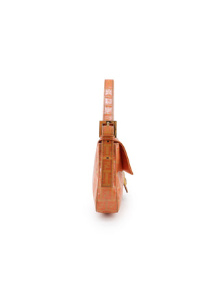 Vinyl Zucchino Baguette Shoulder Bag