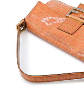 Vinyl Zucchino Baguette Shoulder Bag