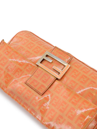 Vinyl Zucchino Baguette Shoulder Bag