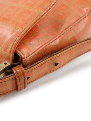 Vinyl Zucchino Baguette Shoulder Bag