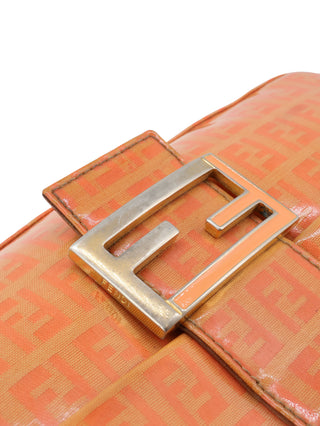 Vinyl Zucchino Baguette Shoulder Bag