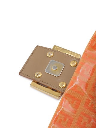 Vinyl Zucchino Baguette Shoulder Bag
