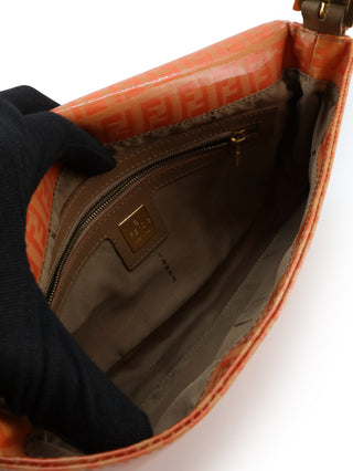 Vinyl Zucchino Baguette Shoulder Bag