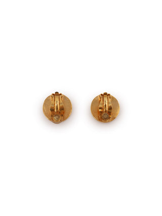 Button Clip-On Earrings