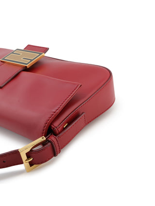 Leather Baguette Shoulder Bag