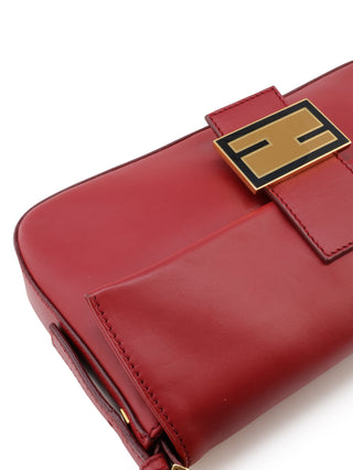 Leather Baguette Shoulder Bag