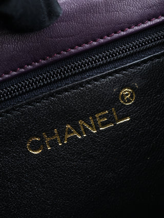 Velvet Camellia Flap Bag