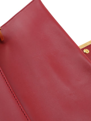 Leather Baguette Shoulder Bag