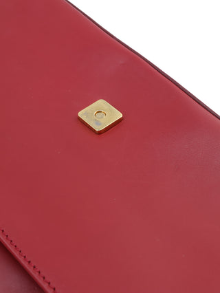 Leather Baguette Shoulder Bag