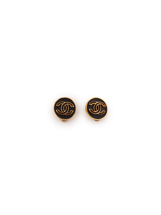 Button Clip-On Earrings