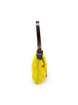 Crochet Baguette Shoulder Bag
