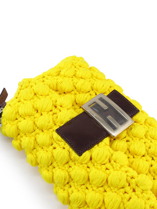 Crochet Baguette Shoulder Bag
